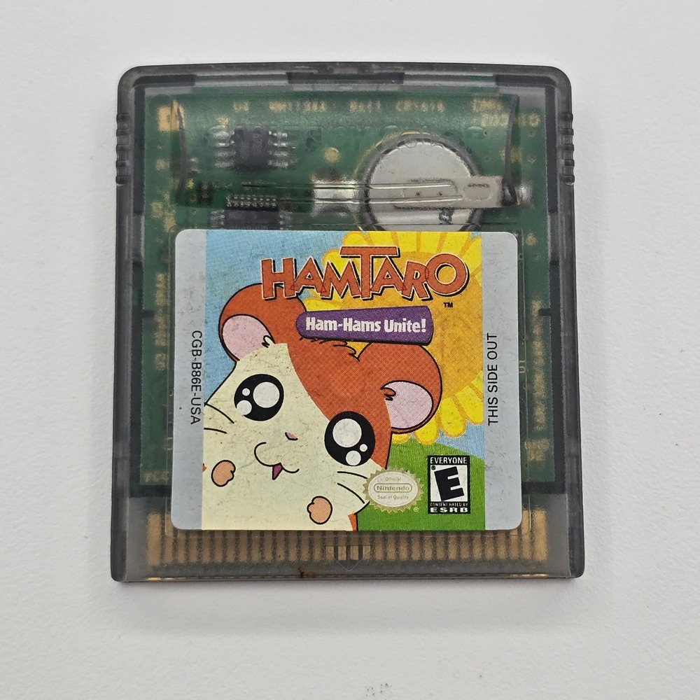 Hamtaro Ham-Hams Unite Nintendo Game Boy Color GBC Cartridge CGB-B86E-USA
